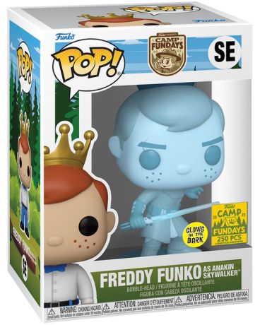 Figurine Funko Pop Freddy Funko Freddy Funko en Anakin Skywalker - Glow in the Dark