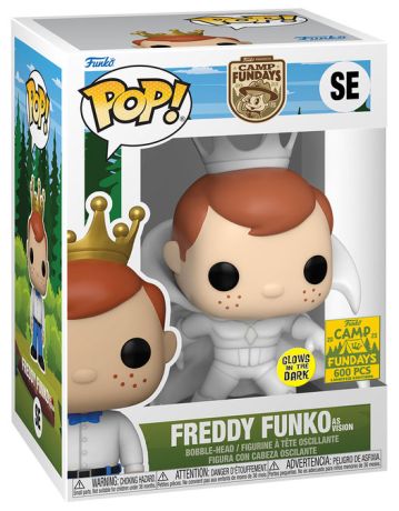 Figurine Funko Pop Freddy Funko Freddy Funko en Vision (Blanc) - Glow in the Dark