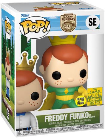 Figurine Funko Pop Freddy Funko Freddy Funko en Vision - Glow in the Dark