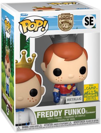 Figurine Funko Pop Freddy Funko Freddy Funko en Peacemaker - Métallique