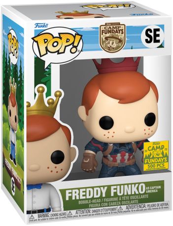 Figurine Funko Pop Freddy Funko Freddy Funko en Captain America