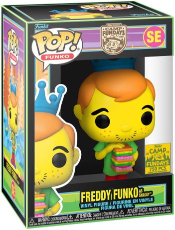 Figurine Funko Pop Freddy Funko Freddy Funko en Sammy - Black Light