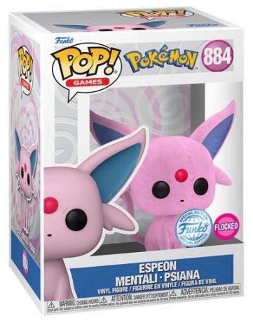 Figurine Funko Pop Pokémon #884 Espeon - Mentali - Psiana (EMEA) - Flocked