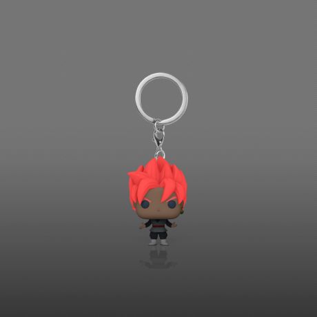 Figurine Funko Pop Dragon Ball Super Black Goku Super Saiyan Rosé - Porte-clés