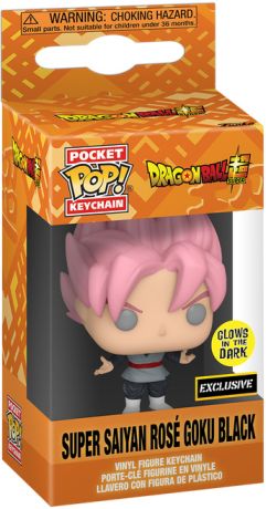 Figurine Funko Pop Dragon Ball Super Black Goku Super Saiyan Rosé - Porte-clés