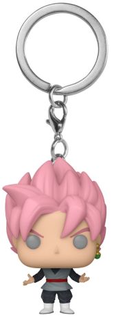 Figurine Funko Pop Dragon Ball Super Black Goku Super Saiyan Rosé - Porte-clés