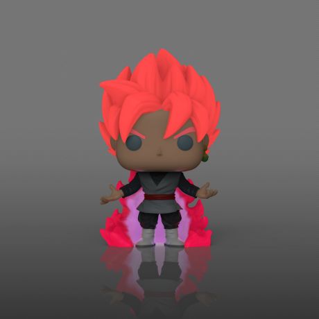 Figurine Funko Pop Dragon Ball Super #1516 Black Goku Super Saiyan Rosé - Glow in the Dark