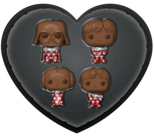 Figurine Funko Pop Star Wars : Saint-Valentin Saint Valentin Star Wars Pack - Pocket