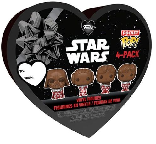 Figurine Funko Pop Star Wars : Saint-Valentin Saint Valentin Star Wars Pack - Pocket