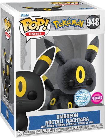 Figurine Funko Pop Pokémon #948 Umbreon - Noctali - Nachatara (EMEA) - Flocked