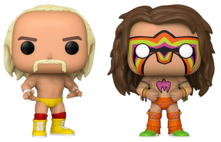 Figurine Funko Pop WWE Hulk Hogan & Ultimate Warrior - Pack