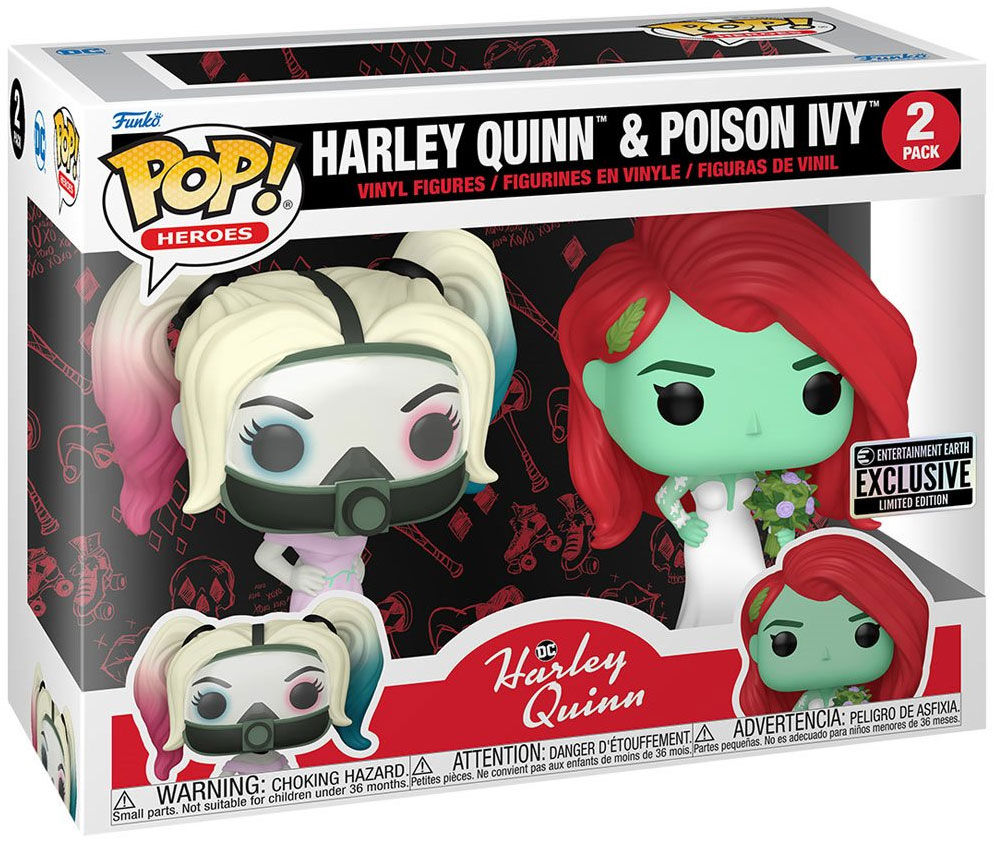 Figurine Pop Harley Quinn [DC] pas cher Harley Quinn & Poison Ivy Pack