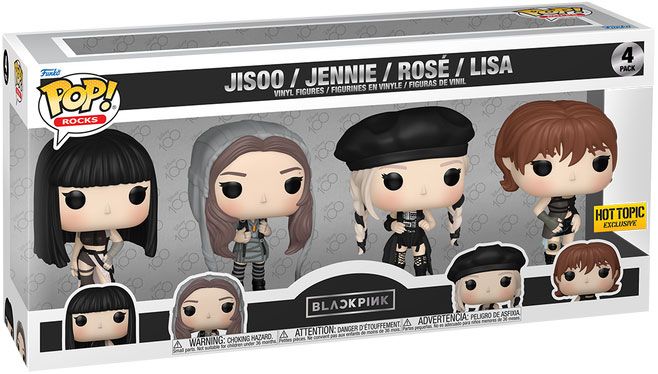 Figurine Funko Pop Blackpink Jisoo / Jennie / Rosé / Lisa - Pack