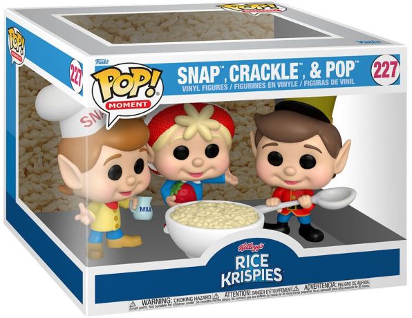 Figurine Funko Pop Icônes de Pub #227 Snap, Crackle et POP (Rice Crispies)