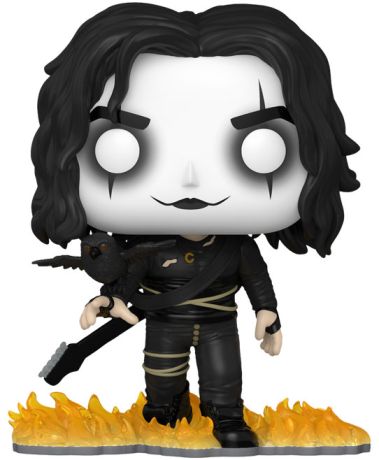 Figurine Funko Pop The Crow #1429 Eric Draven avec Corbeau - Glow in the Dark