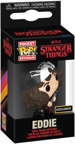 Figurine Funko Pop Stranger Things Eddie - Porte-clés