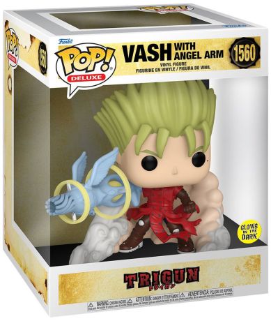 Figurine Funko Pop Trigun #1560 Vash avec Angel Arm - Glow in the Dark