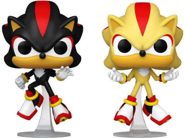 Figurine Funko Pop Sonic le Hérisson Shadow & Super Shadow - Pack