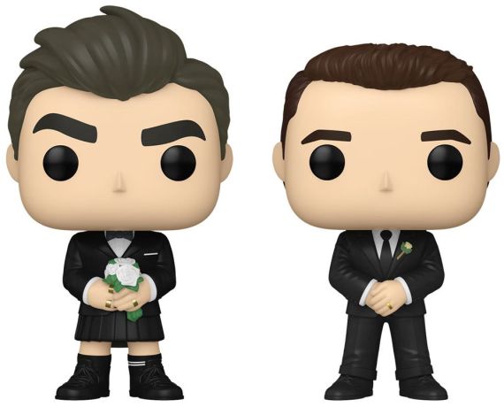 Figurine Funko Pop Bienvenue à Schitt's Creek David Rose et Patrick Brewer (Mariage) - Pack