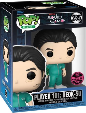 Figurine Funko Pop Squid Game #235 Joueur 101 : Deok-Su - Digital pop