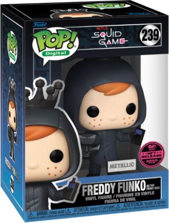 Figurine Funko Pop Squid Game #239 Freddy Funko en Leader (Front Man) - Digital Pop