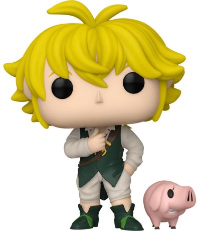 Figurine Funko Pop The Seven Deadly Sins #1497 Meliodas avec Hawk