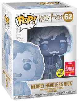 Figurine Funko Pop Harry Potter #62 Nick Quasi-Sans-Tête - Brille dans le noir