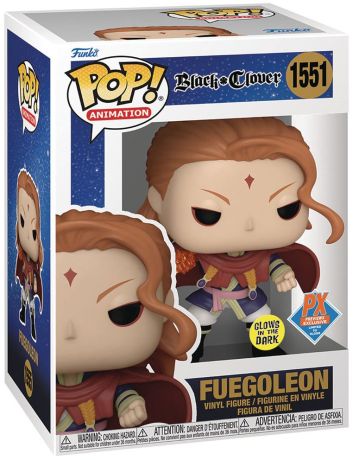 Figurine Funko Pop Black Clover #1551 Fuegoleon - Glow in the Dark