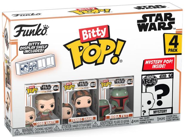 Figurine Funko Pop Star Wars : Le Mandalorien Bitty Pop (série 3)