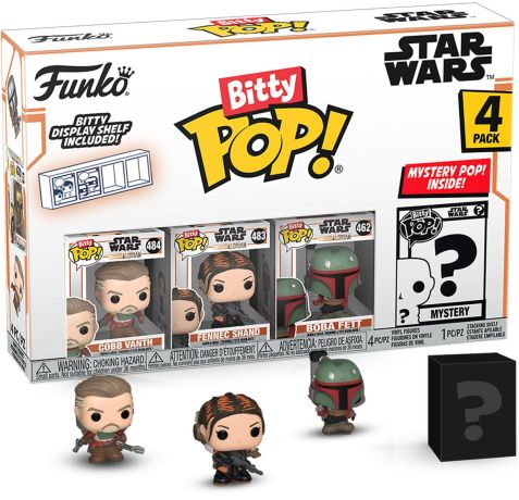 Figurine Funko Pop Star Wars : Le Mandalorien Bitty Pop (série 3)