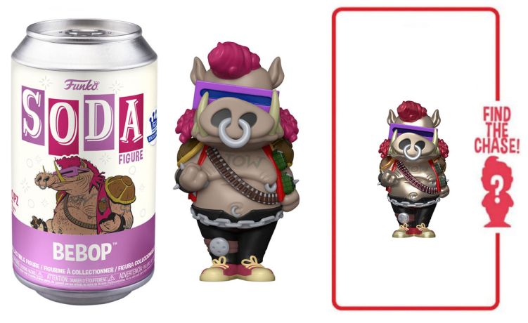 Figurine Funko Soda Tortues Ninja Bebop (Canette Rose)