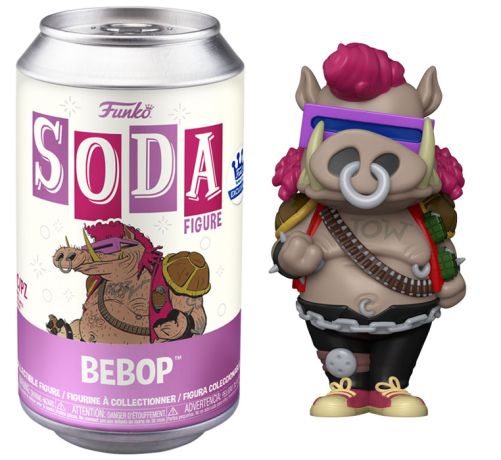 Figurine Funko Soda Tortues Ninja Bebop (Canette Rose)