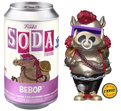 Figurine Funko Soda Tortues Ninja Bebop (Canette Rose) [Chase]