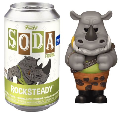 Figurine Funko Soda Tortues Ninja Rocksteady (Canette Verte)