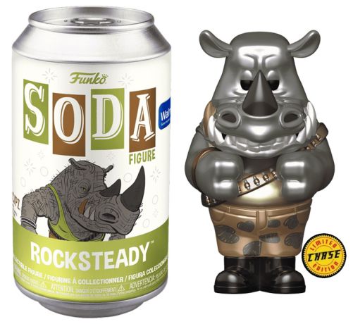 Figurine Funko Soda Tortues Ninja Rocksteady (Canette Verte) [Chase]