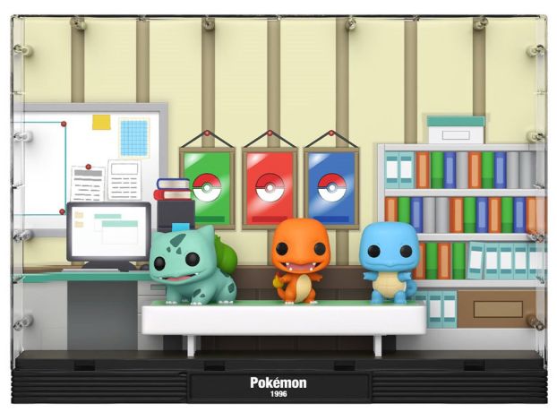 Figurine Funko Pop Pokémon #01 Bulbizarre - Salamèche - Carapuce (Starters) - Deluxe Moment