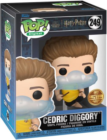Figurine Funko Pop Harry Potter #249 Cédric Diggory avec le masque à Air - Digital Pop