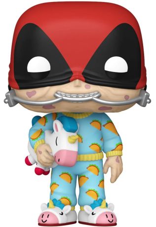 Figurine Funko Pop Deadpool [Marvel] #1344 Soirée Pyjama Deadpool