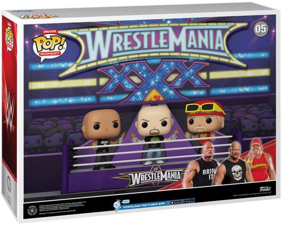 Figurine Funko Pop WWE #05 Wrestlemania 30 - Opening Toast - Deluxe Moment