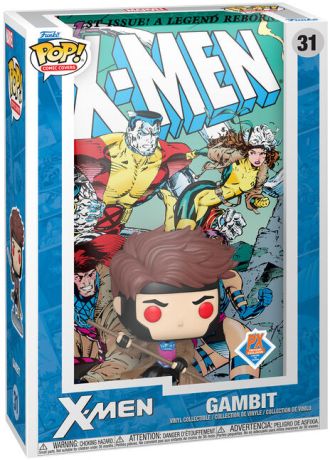 Figurine Funko Pop X-Men [Marvel] #31 Gambit - Comic Cover