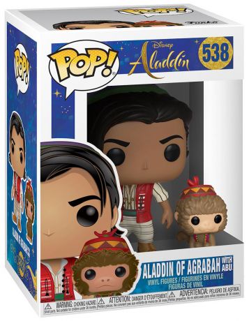 Figurine Funko Pop Aladdin le film [Disney] #538 Aladdin d'Agrabah avec Abu
