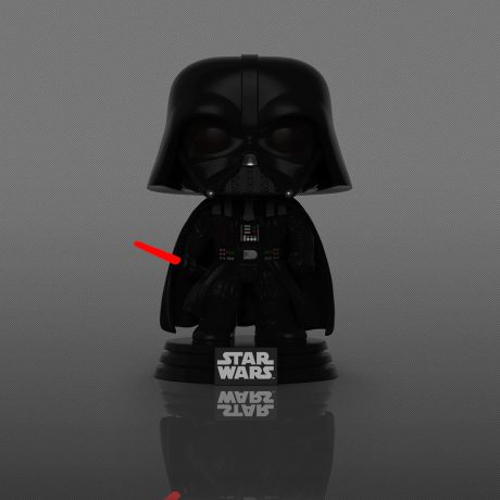 Figurine Funko Pop Star Wars : Obi-Wan Kenobi Dark Vador (Glow in the Dark) - Tee