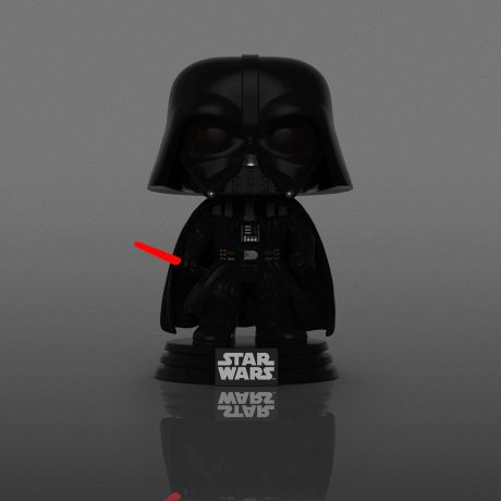 Figurine Funko Pop Star Wars : Obi-Wan Kenobi Dark Vador (Glow in the Dark) - Tee