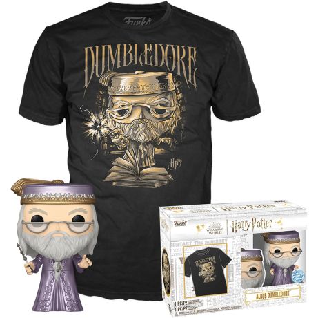 Figurine Funko Pop Harry Potter Dumbledore (Métallique) - T-Shirt