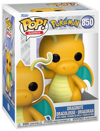 Figurine Funko Pop Pokémon #850 Dragonite - Dracolosse - Dragoran (EMEA)