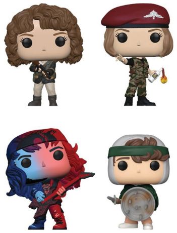 Figurine Funko Pop Stranger Things Nancy / Robin / Eddie / Dustin - Pack