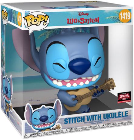 Figurine Funko Pop Lilo et Stitch [Disney] Stitch avec ukulélé - 25 cm