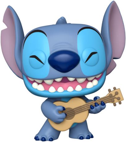 Figurine Funko Pop Lilo et Stitch [Disney] Stitch avec ukulélé - 25 cm