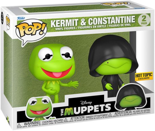 Figurine Funko Pop Les Muppets Kermit & Constantine - Pack
