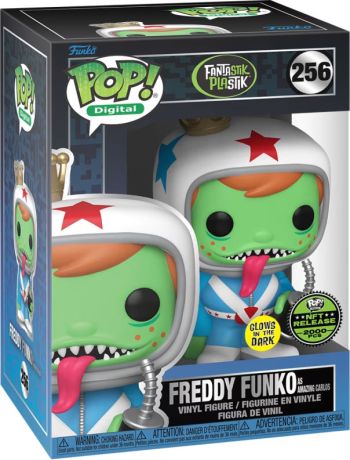 Figurine Funko Pop Fantastik Plastik #256 Freddy Funko en l'Incroyable Carlos - Digital Pop